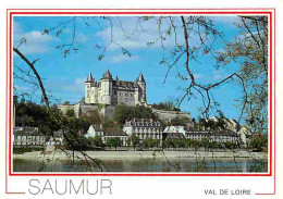 49 - Saumur - Le Château Dominant La Ville Et La Loire - CPM - Voir Scans Recto-Verso - Saumur