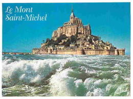 50 - Le Mont Saint Michel - Vue Générale - Effet De Vagues - CPM - Voir Scans Recto-Verso - Le Mont Saint Michel
