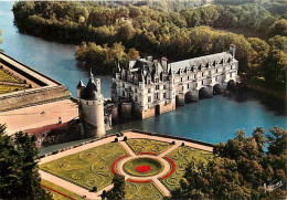 37 - Chenonceau - Le Château Et Ses Jardins - Vue Aérienne - Carte Neuve - CPM - Voir Scans Recto-Verso - Chenonceaux