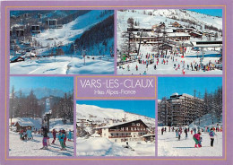 05 - Vars Les Claux - Multivues - Hiver - Neige - Skieurs - CPM - Voir Scans Recto-Verso - Other & Unclassified
