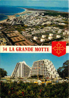 34 - La Grande Motte - Multivues - Immeubles - Architecture - Blasons - CPM - Voir Scans Recto-Verso - Sonstige & Ohne Zuordnung