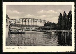 AK Berlin-Tegel, Die Sechserbrücke Und Der Tegeler See  - Tegel