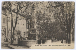 Grasse, La Fontaine Du Cours (lt 10) - Grasse