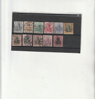 103-Deutsche Reich Empire Allemand N°81 > 91 - Used Stamps