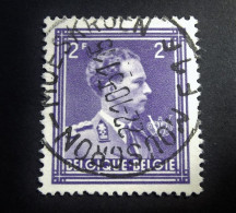 Belgie Belgique 1946 -  OPB/COB  N° 724S  - 2 Fr - Open Kraag V - Obl. Central - Mouscron - 1951 - 1936-51 Poortman