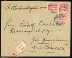 HUNGARY SZEGED 1897. Nice Registered Cover - Covers & Documents