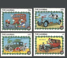 Gambia - 1989 - Disney: Cars - Yv 857/60 - Disney