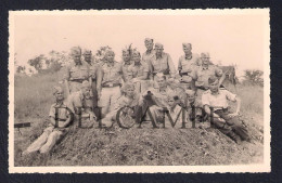 REAL PHOTO POSTCARD DEUTSCHLAND GERMANY LUFTWAFFE GERMAN AR FORCE IN WW2 - FLAK 38 GUN CREW - War, Military