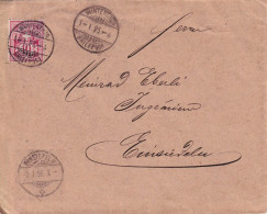 Brief  Winterthur Briefpost - Einsiedeln        1895 - Briefe U. Dokumente