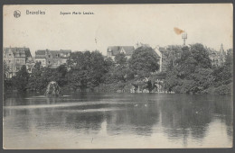 CPA CARTE POSTALE BELGIQUE BRUXELLES LE SQUARE MARIE LOUISE 1913 - Other & Unclassified