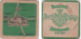 5001488 Bierdeckel Quadratisch - Schönram Brauerei - Beer Mats