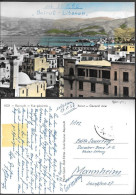 Lebanon Beirut View Old PPC 1956. Mosque Harbour - Libano