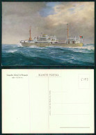 BARCOS SHIP BATEAU PAQUEBOT STEAMER [ BARCOS # 05183 ] - PORTUGAL COMPANHIA COLONIAL NAVEGAÇÃO PAQUETE N/M SENA 7-956 - Dampfer