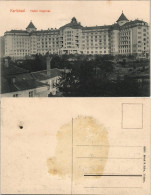 Postcard Karlsbad Karlovy Vary Partie Am Hotel Imperial 1913 - Czech Republic