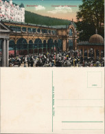 Postcard Marienbad Mariánské Lázně Kolonnade Mit Kreuzbrunnen 1913 - Czech Republic