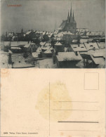 Ansichtskarte Lommatzsch Blick über Die Stadt Im Winter 1913 - Lommatzsch