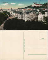 Postcard Marienbad Mariánské Lázně Kaiserstrasse, Egeländer 1913 - Czech Republic