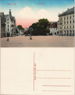 Ansichtskarte Löbau Neumarkt V- Coloriert 1913 - Loebau