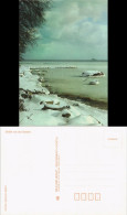 .Mecklenburg-Vorpommern Von Der Ostsee Bei Winter & Eis, DDR Postkarte 1988 - Altri & Non Classificati