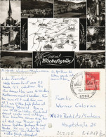 Bischofsgrün Mehrbild-AK Umland-Ansichten U. Umgebungskarte 1967 - Autres & Non Classés