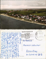 Ansichtskarte Duhnen-Cuxhaven Strand Ort Fliegeraufnahme 1965 - Cuxhaven