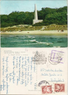 Postcard Kolberg Kołobrzeg Strand Denkmal 1967/1965 - Pommern