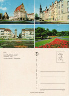 Postcard Neisse (Neiße) Nysa Mehrbildkarte 4 Ortsansichten 1972 - Schlesien