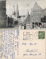 Ansichtskarte Lübeck Holstentor - Straße Gasthaus 1962 - Other & Unclassified