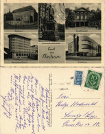 Ansichtskarte Bochum Kommunalbank, Lichtburg, Etc 1951 - Bochum