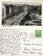 Ansichtskarte Hamburg Jungfernstieg, Wandplakat 1955 - Autres & Non Classés