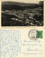 Ansichtskarte Warmensteinach Blick Auf Die Stadt 1954 - Autres & Non Classés