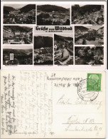 Ansichtskarte Bad Wildbad Stadt, Schwansee, Trinkhalle 1954 - Autres & Non Classés