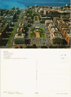 Cartoline Genua Genova (Zena) Piazza Della Vittoria Luftaufnahme 1970 - Other & Unclassified