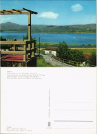 Enna (Sizilien) Panorama Logo Pergusa Dal Villaggio Turistico 1970 - Autres & Non Classés