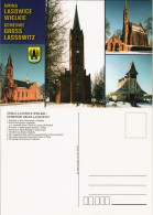 Postcard Gross Lassowitz Lasowice Wielkie Kirchen Mehrbild 2002 - Schlesien