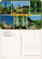 Haugsdorf Mehrbild-AK Des Weinort, Ua. Nymphe, Hauptplatz Uvm. 1980 - Autres & Non Classés