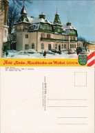 Ansichtskarte Mönichkirchen Strassen Partie Autos Vor Hotel Binder 1970 - Other & Unclassified