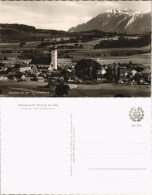 Ansichtskarte Waging Am See Panorama Ansicht Mit Untersberg 1960 - Autres & Non Classés