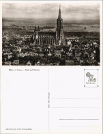 Ansichtskarte Ulm A. D. Donau Panorama Blick Auf Münster 1960 - Ulm
