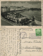 Ansichtskarte Hamburg Alsterpavillon Binnen-Alster Aus Der Vogelschau 1955 - Other & Unclassified