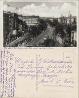 Ansichtskarte St. Pauli-Hamburg Reeperbahn Mit Tram Aus Der Vogelschau 1950 - Autres & Non Classés