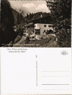 Ansichtskarte Mittenwald Cafe U. Pension Lärchenhang 1960 - Mittenwald