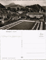 Ansichtskarte Berchtesgaden Kurgarten Kurpark Panorama Blick Berge 1960 - Berchtesgaden