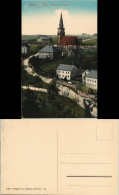 Ansichtskarte Mohorn-Wilsdruff Straßenpartie Und Schule 1914 - Autres & Non Classés