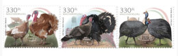 HUNGARY - 2024. Strip - Native Hungarian Poultry Breeds III. MNH!! - Kuckucke & Turakos