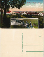 Postcard Milowitz Milovice Nad Labem 2 Bild K.u.K. Militärlager 1913 - Tchéquie