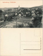 Ansichtskarte Wechselburg Panorama, Gewerbe 1913 - Autres & Non Classés
