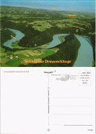 Ansichtskarte  Überflug Donau A. Der SCHLÖGENER DONAUSCHLINGE 1990 - Ohne Zuordnung