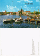 Sammelkarte Stralsund Stadtteilansicht Partie Am Boots-Hafen 1986 - Stralsund