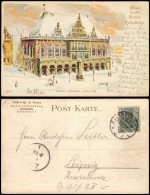 Ansichtskarte Litho AK Bremen Rathaus Im Winter 1908 - Bremen